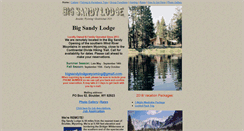 Desktop Screenshot of big-sandy-lodge.com