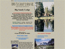 Tablet Screenshot of big-sandy-lodge.com